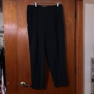 CroftBarrow Women’s black Trousers 18 elastic on sides pockets tapered leg